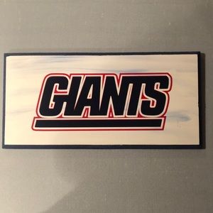 GIANTS Wall Plaque for Man Cave